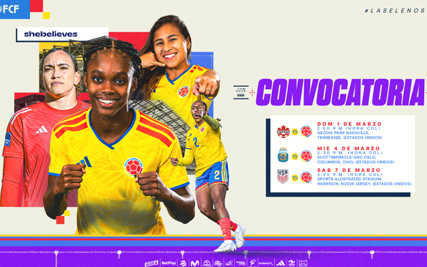 Selección Colombia Femenina para la Copa SheBelieves Ruta Noticias