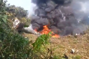 Accidente de un avión C 130 de la Fuerza Aérea Ruta Noticias