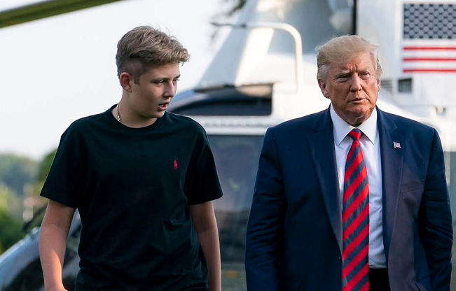 Barron Trump a la guerra contra Irán Ruta noticias