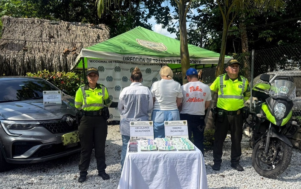 Policía decomisó $ 243 millones en El Santuario Ruta noticias