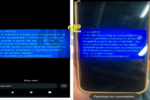 Toque de queda en el Barrio La Toscana Ruta Noticias