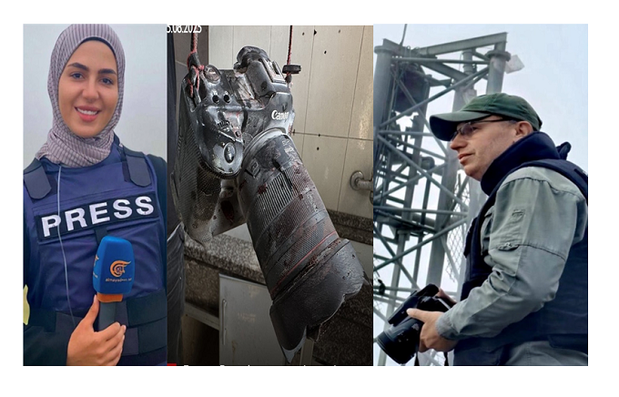 periodistas Fátima Ftuoni y Hajj Ali Choeib Ruta Noticias