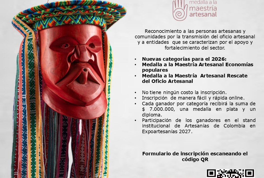 concurso Medalla a la Maestría Artesanal 2026 Ruta Noticias