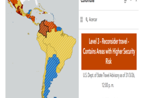 Alerta de viaje a Colombia del Departamento de Estado Ruta Noticias