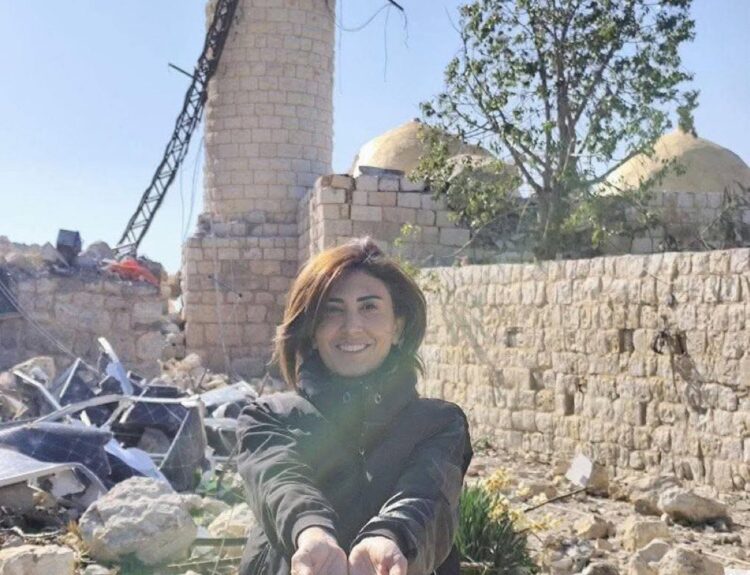 periodista Amal Khalil El Líbano Ruta Noticias