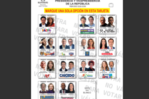 Tarjetón electoral para el 31 de mayo Ruta Noticias