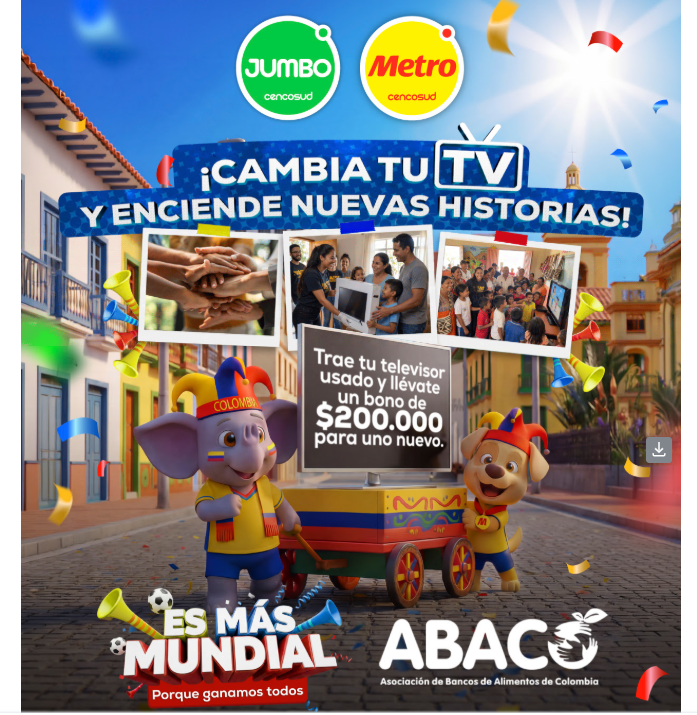 Cambie su TV viejo en Jumbo Ruta Noticias