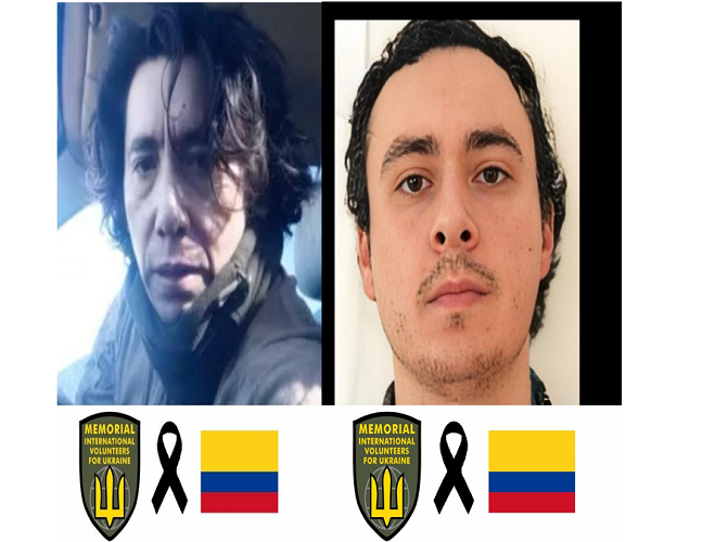 mercenarios colombianos Ucrania Juan Camilo Germán Ruta Noticias