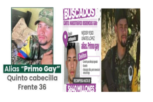 recompensa por Neider Yesid Uñates, alias Primo gay Ruta Noticias