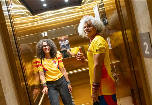 Carlos El Pibe Valderrama y Elvira su esposa Ruta Noticias
