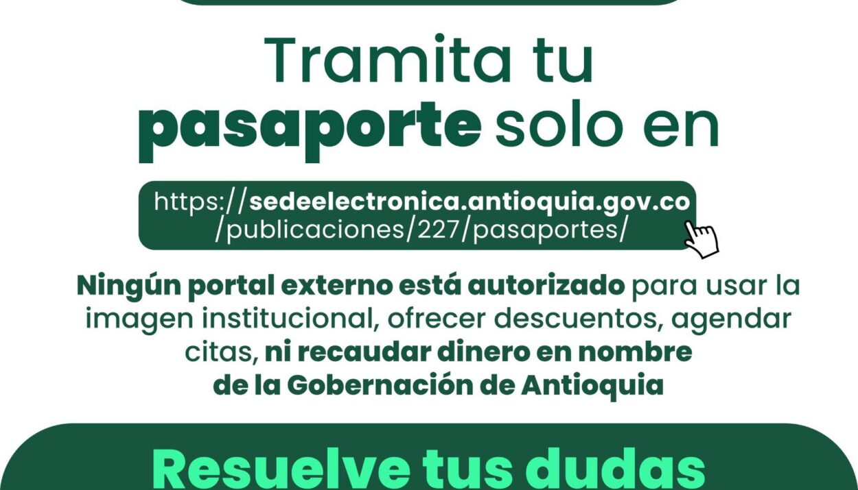 estafar con el pasaporte en Antioquia Ruta Noticias