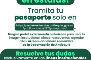estafar con el pasaporte en Antioquia Ruta Noticias