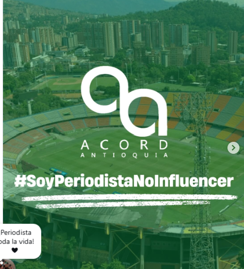 Soy periodista, No Influencer Acord Ruta Noticias