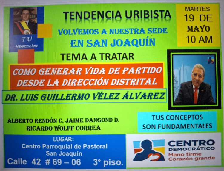 Tendencia Uribista dice Cómo van las campañas Ruta noticias