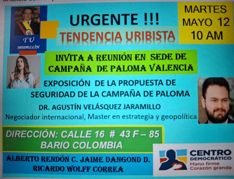 propuesta de seguridad de la campaña de Paloma Valencia Ruta Noticias