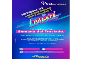 semana del traslado en Colpensiones Ruta Noticias