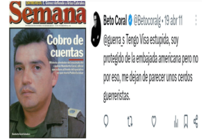 Beto Coral y su padre Capitán Humberto Coral Ruta Noticias