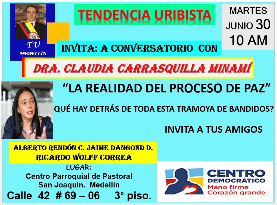 proceso de paz urbana concejal Claudia Carrasquilla Ruta Noticias