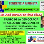 Triunfo de la democracia, Abelardo Presidente! Ruta Noticias