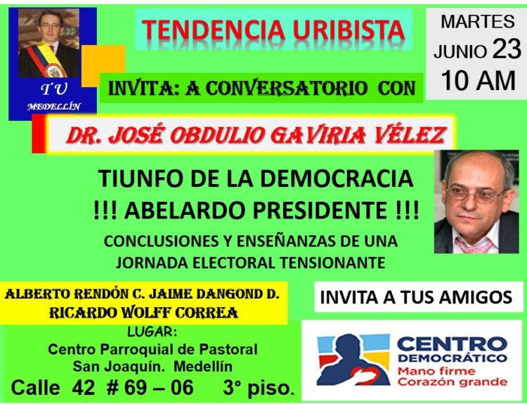 Triunfo de la democracia, Abelardo Presidente! Ruta Noticias