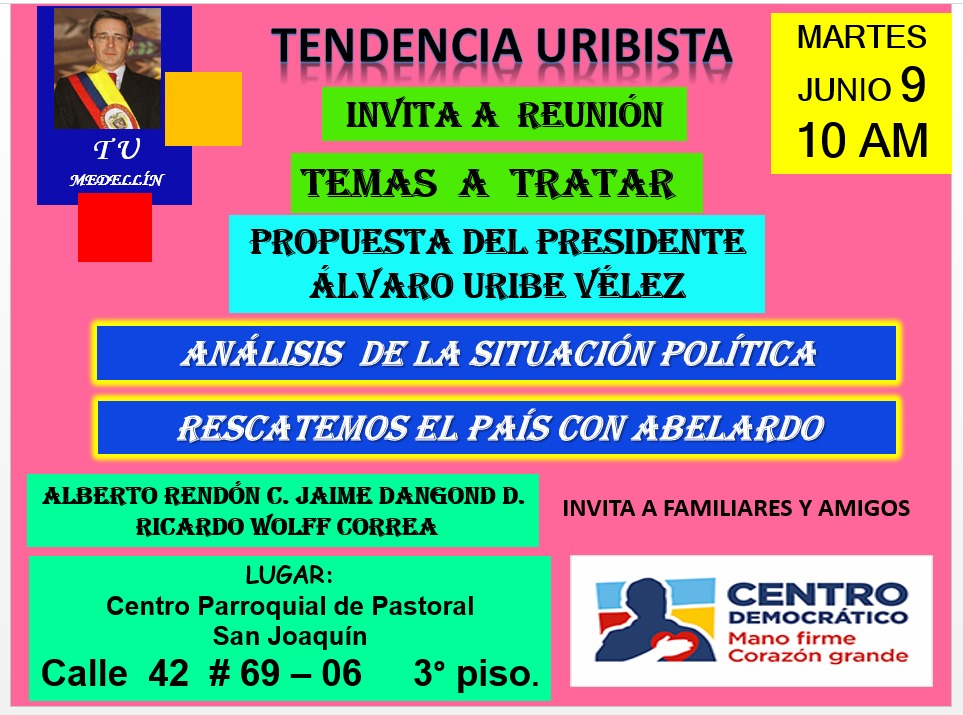 Propuestas del presidente Álvaro Uribe Ruta Noticias