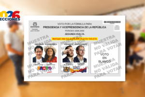 tarjetón de la segunda vuelta electoral en Colombia Ruta Noticias