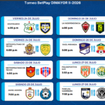 Torneo Betplay 2 del segundo semestre de 2026 Ruta Noticias