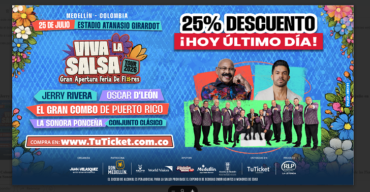 Viva La Salsa 2026 Ruta noticias