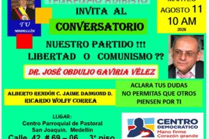 Centro Democrático ¿Libertad o Comunismo? Ruta Noticias
