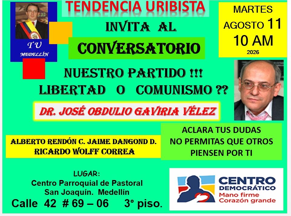 Centro Democrático ¿Libertad o Comunismo? Ruta Noticias