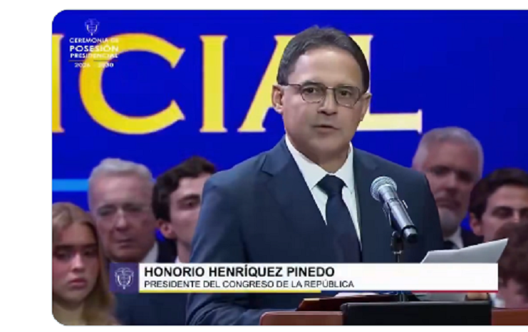 Discurso del Senador Honorio Henríquez Posesión Presidencial Colombia Ruta Noticias
