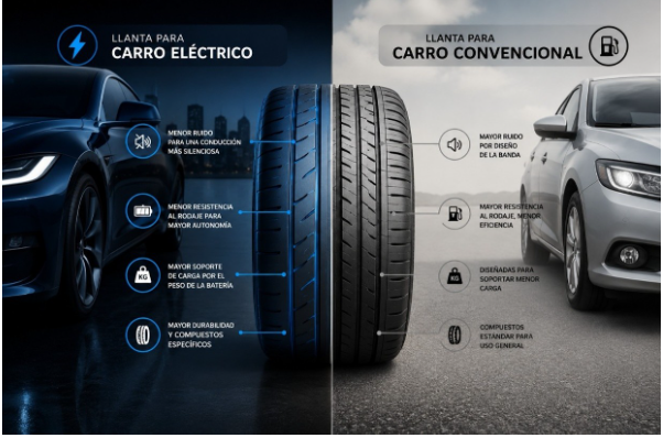 llantas para carros eléctricos Ruta noticias