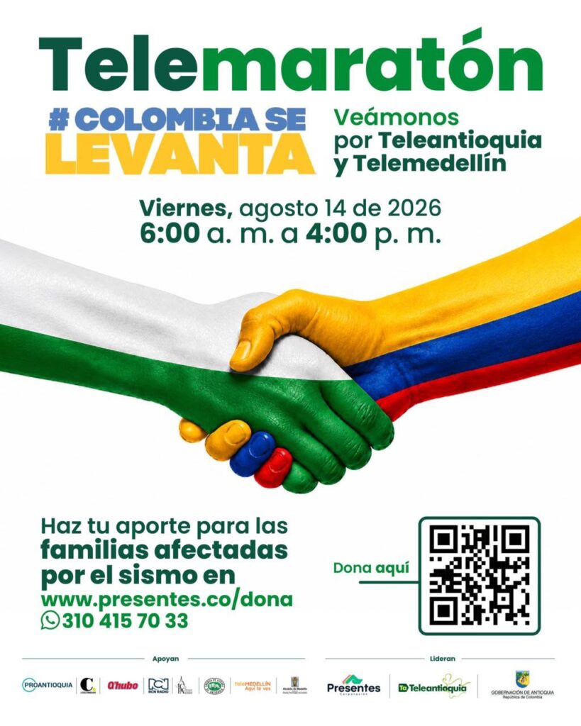 Telemaratón **#ColombiaSeLevanta** Ruta Noticias