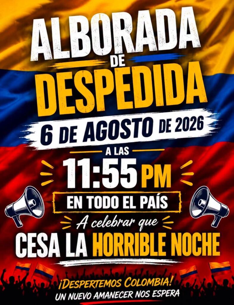 Alborada contra Gustavo Petro Ruta Noticias