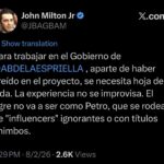 Nombramiento de bodeguero de Abelardo De La Espriella Ruta Noticias