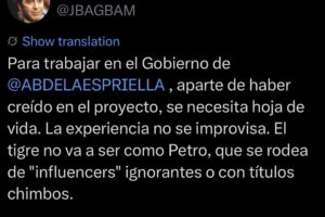 Nombramiento de bodeguero de Abelardo De La Espriella Ruta Noticias