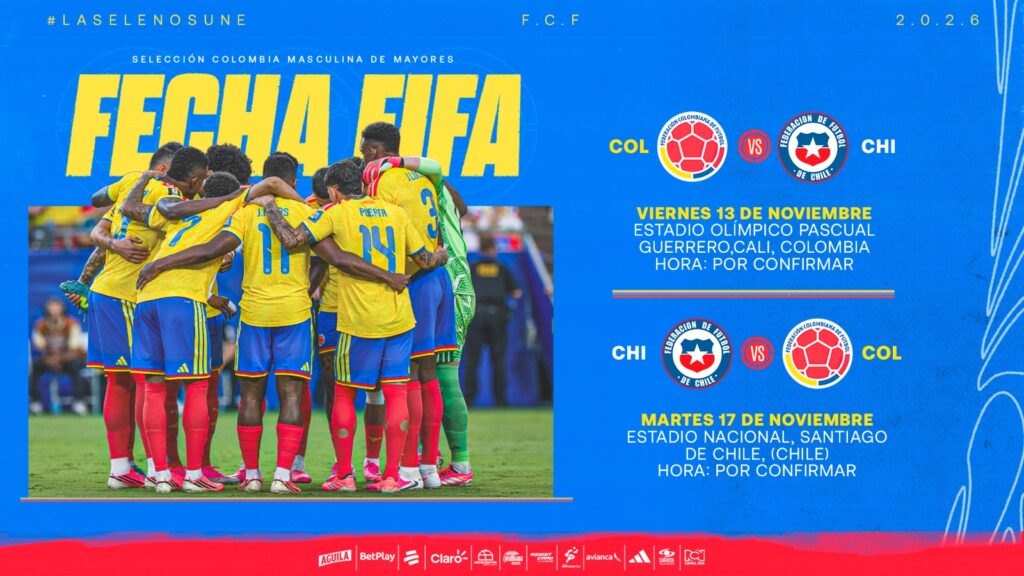 Selección Colombia de Fútbol disputará amistosos Ruta Noticias