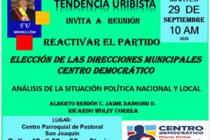 Centro Democrático en los municipios Tertulia de Tendencia Uribista Ruta Noticias
