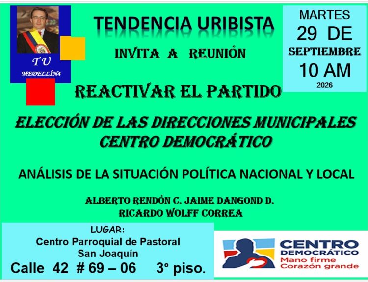 Centro Democrático en los municipios Tertulia de Tendencia Uribista Ruta Noticias