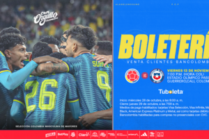 BOLETERIA partido de la Selección Colombia contra la Selección de Chile Ruta Noticias