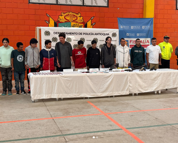 Banda La Miel sicarios y cabecillas suroeste de Antioquia Ruta Noticias