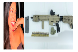Fusil Colt 5.56 calibre y Wendy Durán, Sociallywendy Ruta Noticias