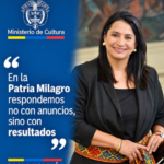 Paola Holguin ministra de Cultura Ruta Noticias