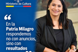 Paola Holguin ministra de Cultura Paola Holguín Ruta Noticias