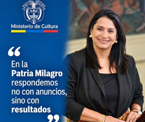 Paola Holguin ministra de Cultura Paola Holguín Ruta Noticias