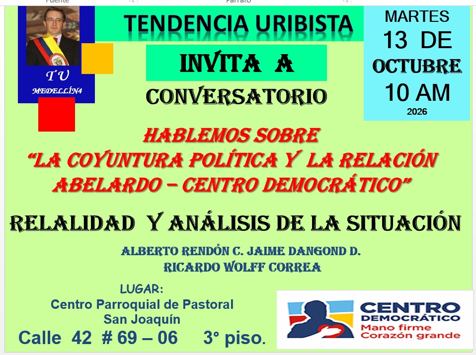 Tertulia de Tendencia Uribista relación de Abelardo de la Espriella y el Centro Democrático Ruta Noticias